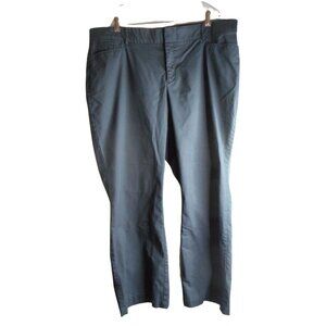 Dockers Size 24 W M Black wide leg Trouser cotton pants